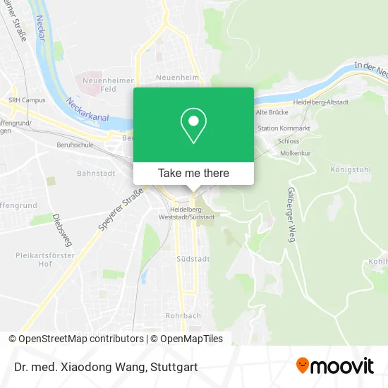 Карта Dr. med. Xiaodong Wang