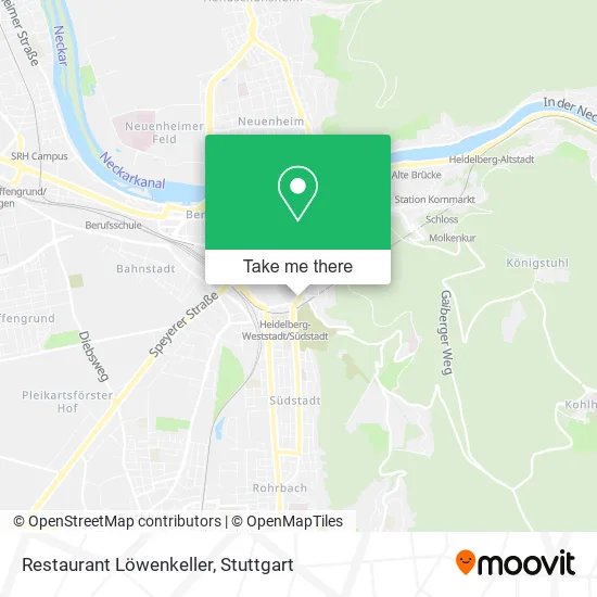 Карта Restaurant Löwenkeller