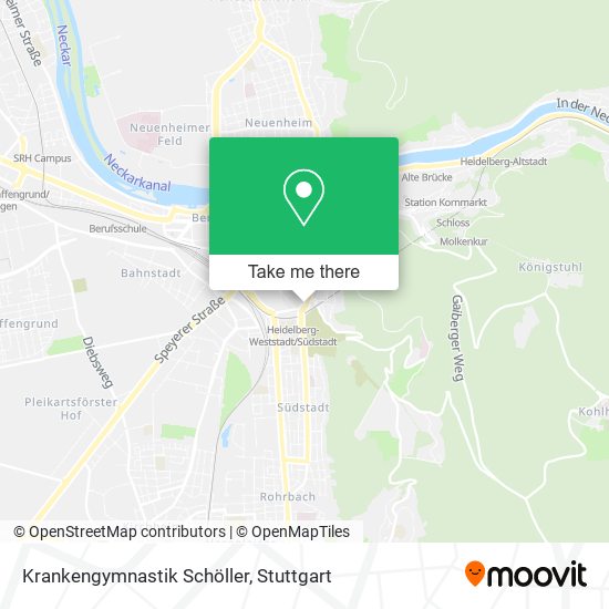 Krankengymnastik Schöller map