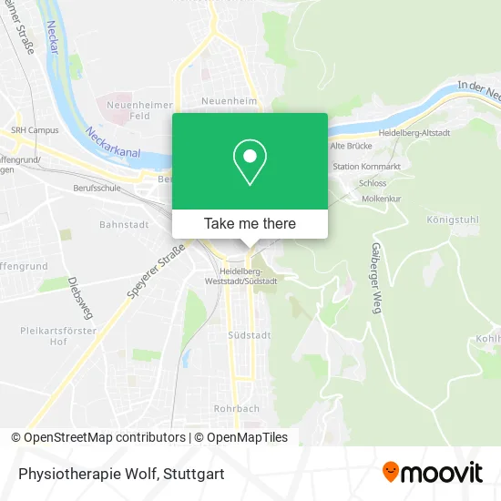 Карта Physiotherapie Wolf