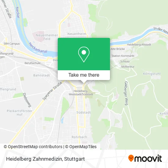 Карта Heidelberg Zahnmedizin
