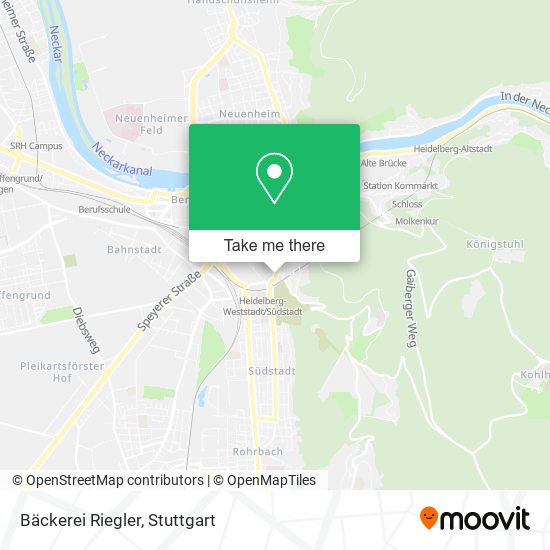Bäckerei Riegler map