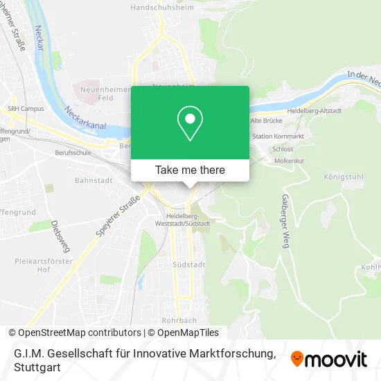 Карта G.I.M. Gesellschaft für Innovative Marktforschung
