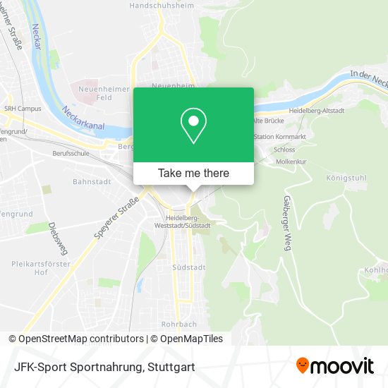 JFK-Sport Sportnahrung map