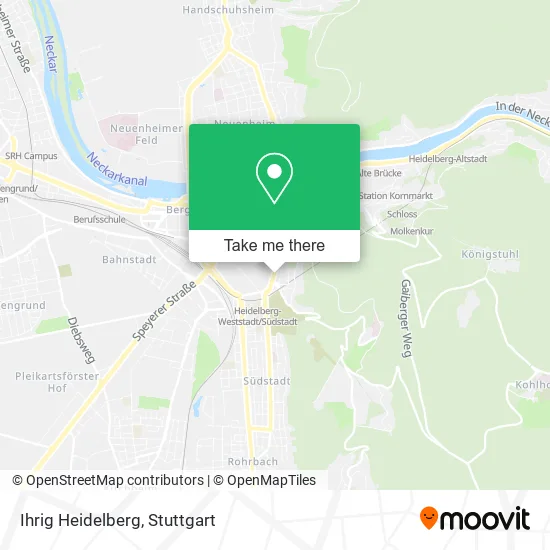 Карта Ihrig Heidelberg