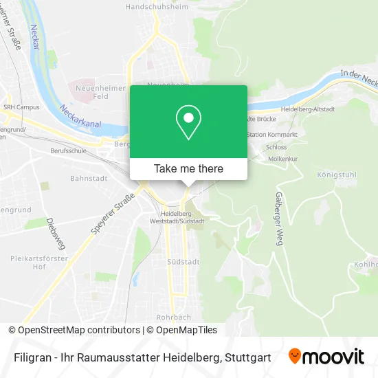 Карта Filigran - Ihr Raumausstatter Heidelberg