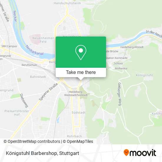 Карта Königstuhl Barbershop