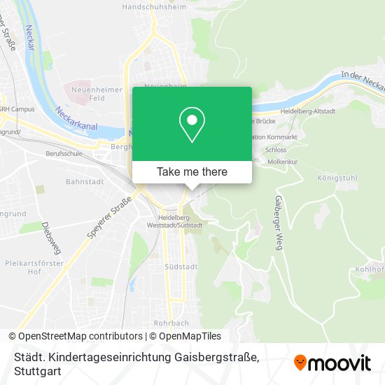 Städt. Kindertageseinrichtung Gaisbergstraße map