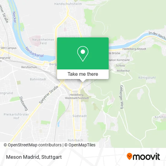 Карта Meson Madrid