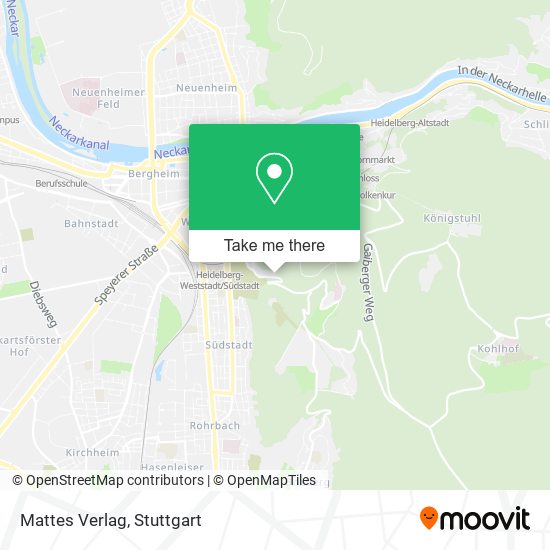 Карта Mattes Verlag