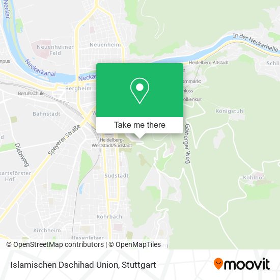 Islamischen Dschihad Union map