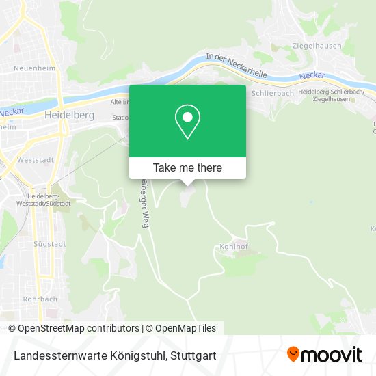 Landessternwarte Königstuhl map