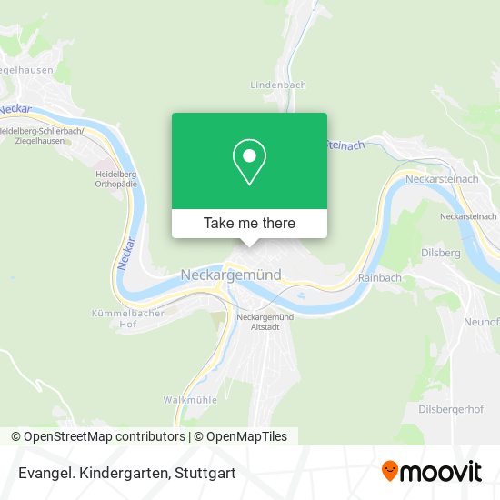 Evangel. Kindergarten map