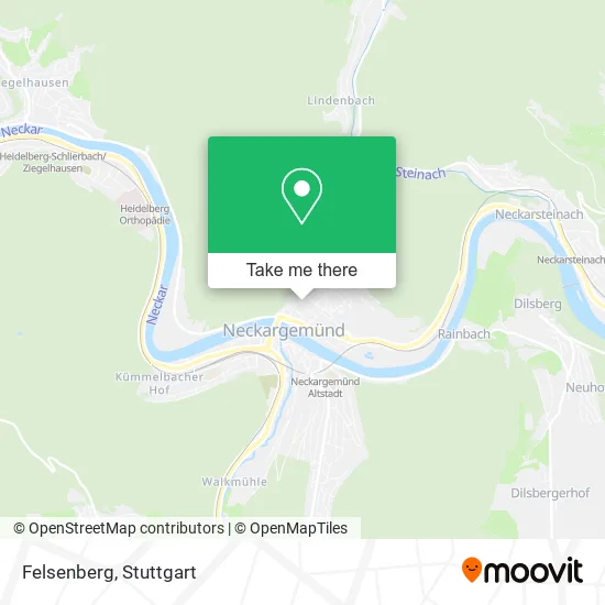 Карта Felsenberg