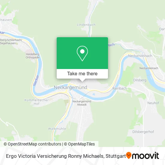 Карта Ergo Victoria Versicherung Ronny Michaels