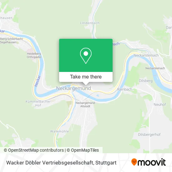 Карта Wacker Döbler Vertriebsgesellschaft