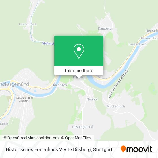 Historisches Ferienhaus Veste Dilsberg map