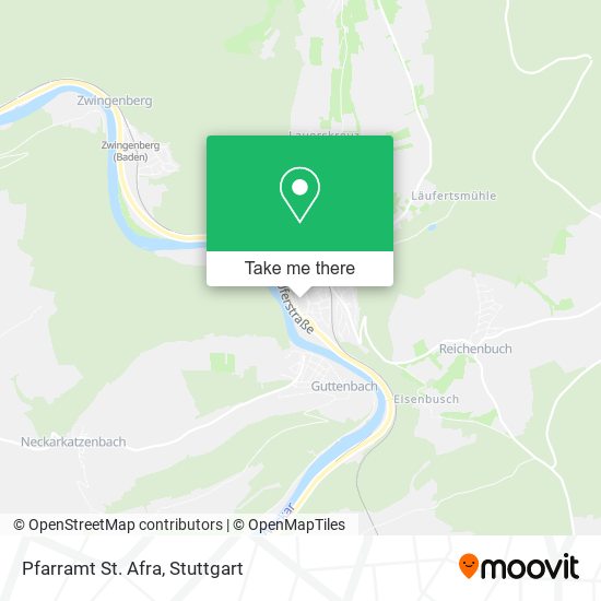 Карта Pfarramt St. Afra