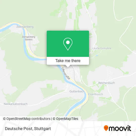 Карта Deutsche Post