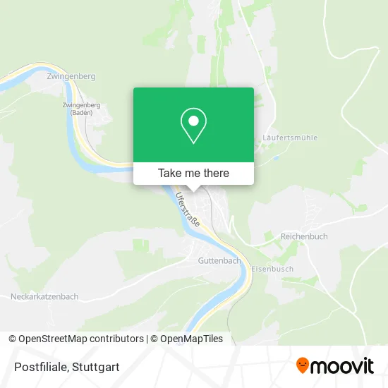 Карта Postfiliale