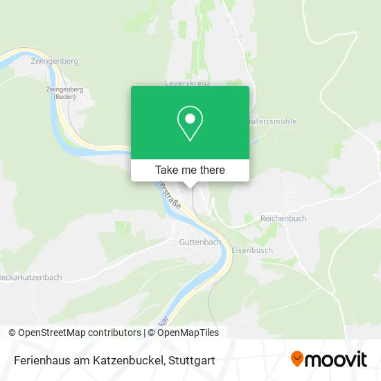 Карта Ferienhaus am Katzenbuckel