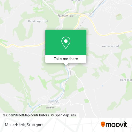 Müllerbäck map