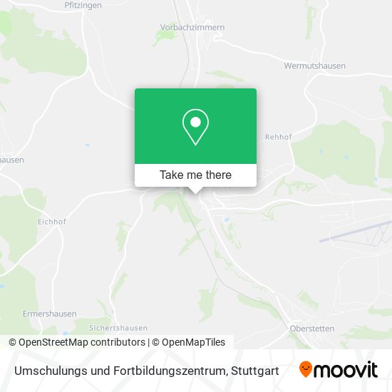 Umschulungs und Fortbildungszentrum map
