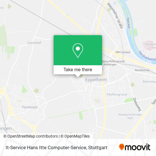 It-Service Hans Itte Computer-Service map