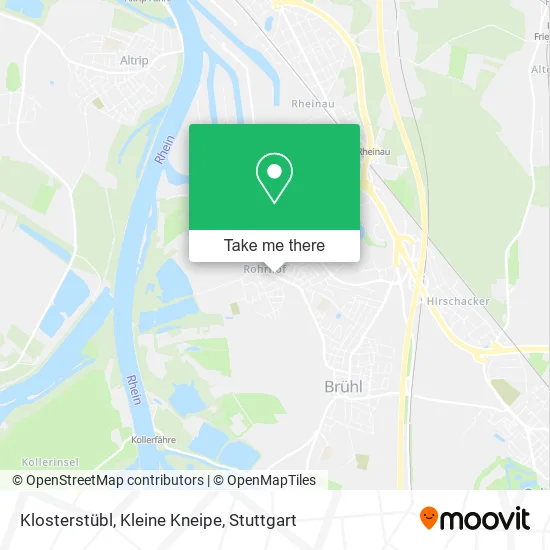 Карта Klosterstübl, Kleine Kneipe