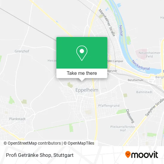 Карта Profi Getränke Shop