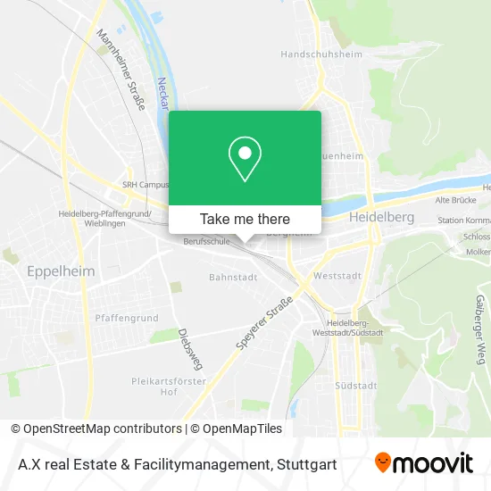 Карта A.X real Estate & Facilitymanagement