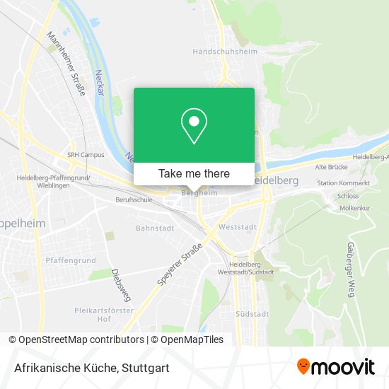 Afrikanische Küche map