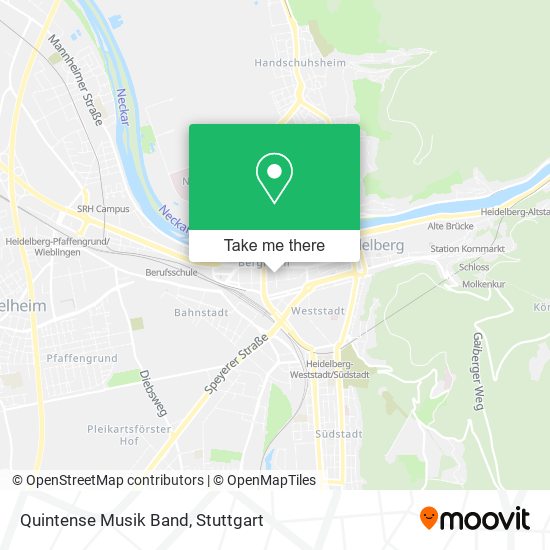 Quintense Musik Band map