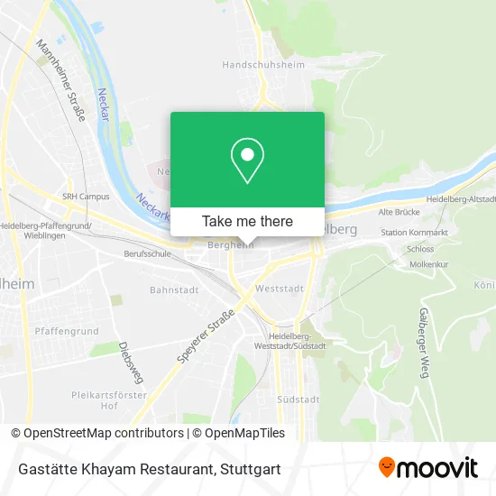 Карта Gastätte Khayam Restaurant