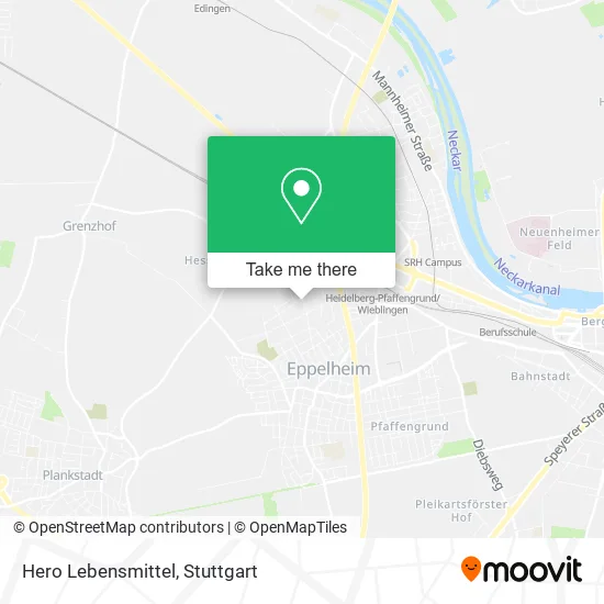 Карта Hero Lebensmittel