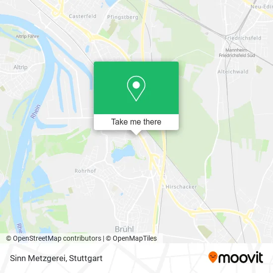 Карта Sinn Metzgerei