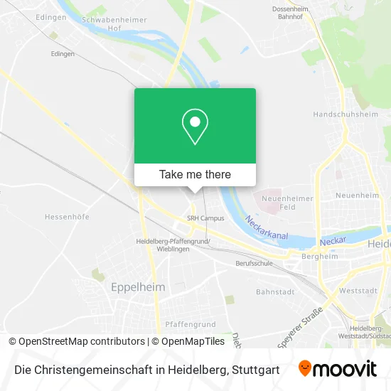 Карта Die Christengemeinschaft in Heidelberg
