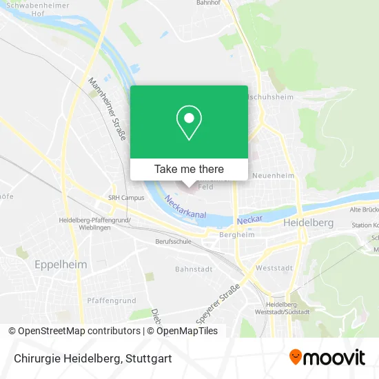 Карта Chirurgie Heidelberg