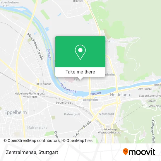 Карта Zentralmensa