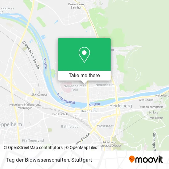 Карта Tag der Biowissenschaften