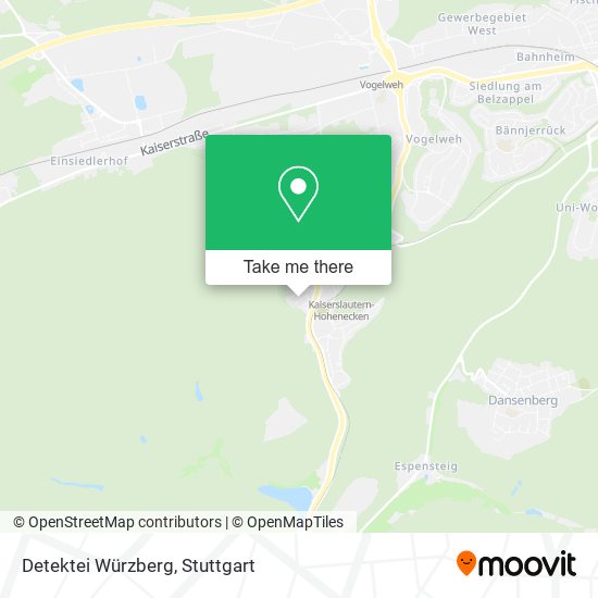 Detektei Würzberg map