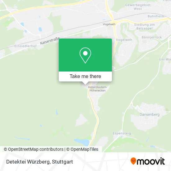 Карта Detektei Würzberg