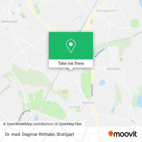 Dr. med. Dagmar Ritthaler map
