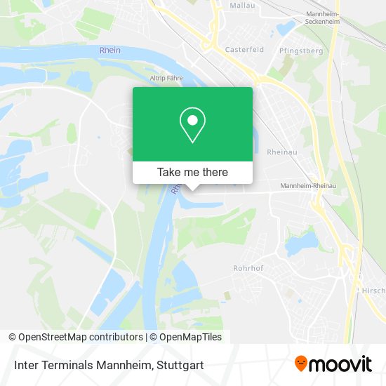Inter Terminals Mannheim map