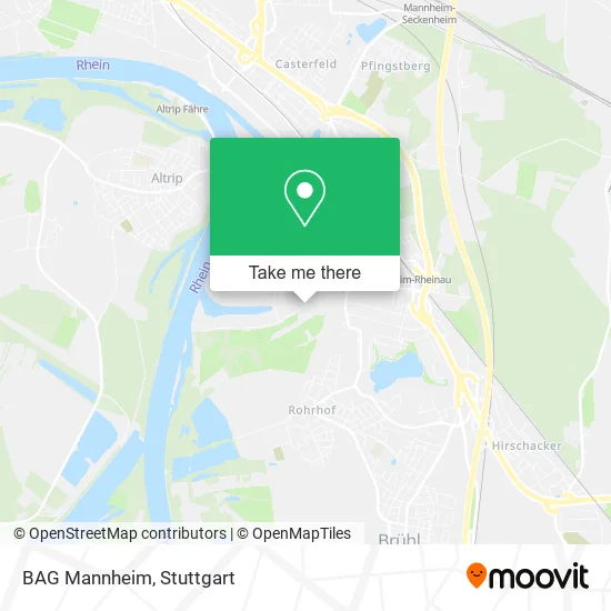Карта BAG Mannheim