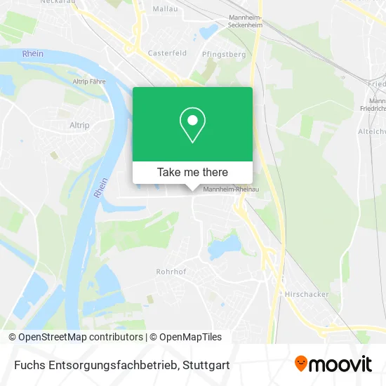 Карта Fuchs Entsorgungsfachbetrieb