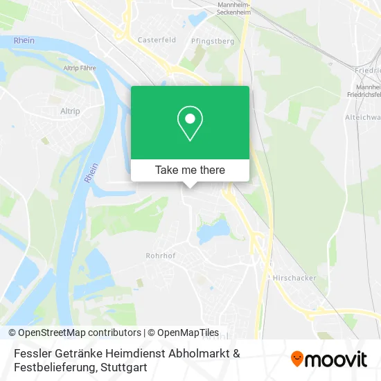 Карта Fessler Getränke Heimdienst Abholmarkt & Festbelieferung