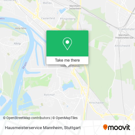 Hausmeisterservice Mannheim map