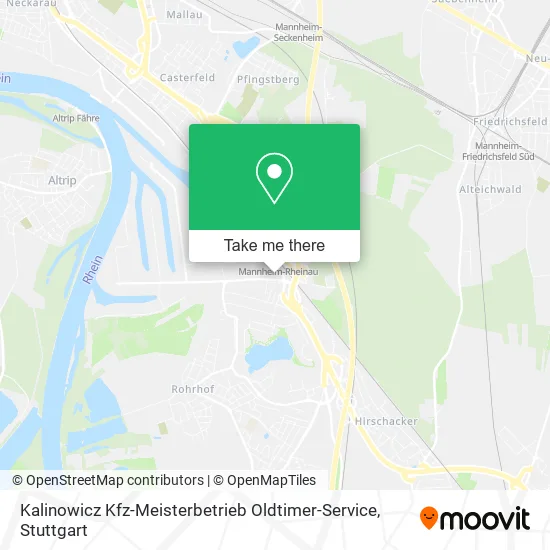 Карта Kalinowicz Kfz-Meisterbetrieb Oldtimer-Service