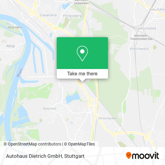 Autohaus Dietrich GmbH map